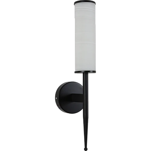 إضاءة جدارية مفرد اسود لون الانارة 3اضاءات قزاز ثلجي 7 واط