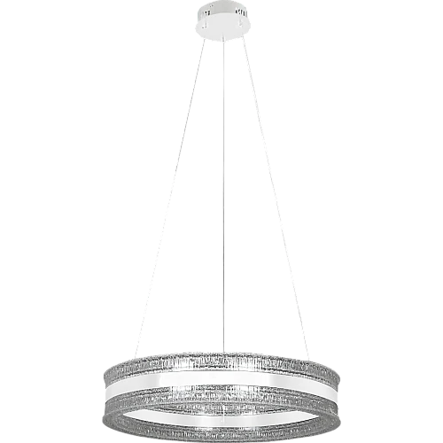 علاقي مودرن حلقة عريضة ابيض لون الانارة 3 اضاءات 40 سم 55 واط