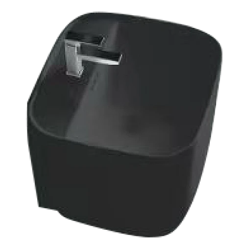 مغسلة تعليق&nbsp;مربع&nbsp;كامل&nbsp;اسود