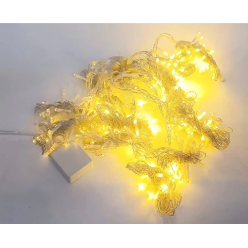 ستارة اضاءة صفراء LED خارجية PRO مقاس 2 متر في 3 متر